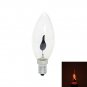Led Bulb Candle Flame Fire Lighting Filament Retro Vintage E14 E27 3W Flickering