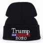 Donald Trump Winter Hat Knit Beanie Ski Cap Keep America Great USA Flag Fun Gift