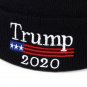 Donald Trump Winter Hat Knit Beanie Ski Cap Keep America Great USA Flag Fun Gift
