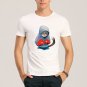 Men T Shirt Boxing Cat Black Hanes Tagless White Summer Day Funny Tee 3D Humor