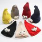 Kids Winter Knitted Hat Cute Cartoon Wizard Eye Curled Knit Children Warm Beanie