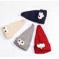 Kids Winter Knitted Hat Cute Cartoon Wizard Eye Curled Knit Children Warm Beanie