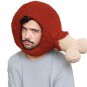 Funny Mask Winter Hat Men Women Knitted Chicken Leg Animal Costume Handmade Gift