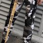 Men Camouflage Military Pants Trousers Army Cargo Camo Combat Ankle Tie Style