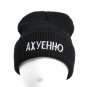 Russian Winter Hat For Men Women Letter Ahueno Warm Knitted Ski Cap Beanie Funny