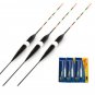 Night Fishing Float LED Light Electric Bobber With Battery Glow Tackle 3pcs Set