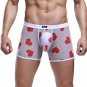Men Underwear Valentine Day Sexy Transparent Boxers Breathable Shorts Panties