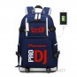 Backpack Pioneer DJ PRO Shoulder Travel School Bag USB Charging Laptop Rucksack