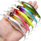 Crankbait Fishing Lure Minnow Wobbler Artificial Bait For Bass Tackle 5pcs/lot