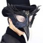Steampunk Mask Black Leather Plague Doctor Bird Long Nose Beak Party Cosplay Men
