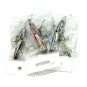 Artificial Fishing Lures Minnow Pike Bass Bait Crankbait Tackle Wobbler 5pcs Set