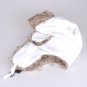 Winter Bomber Hat Men Warm Russian Trapper Trooper Ear Flap Ski Faux Fur Cap