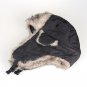 Winter Bomber Hat Men Warm Russian Trapper Trooper Ear Flap Ski Faux Fur Cap
