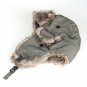 Winter Bomber Hat Men Warm Russian Trapper Trooper Ear Flap Ski Faux Fur Cap