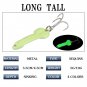 Metal Spinner Fishing Bait Luminous Artificial Glow Lure Penis Bass Pike 5g/10g