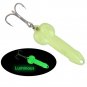 Metal Spinner Fishing Bait Luminous Artificial Glow Lure Penis Bass Pike 5g/10g