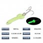 Metal Spinner Fishing Bait Luminous Artificial Glow Lure Penis Bass Pike 5g/10g