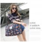 Bag Sport Floral Women Large Capacity Duffel Totes Travel Luggage Gym Fitness
