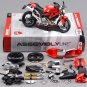 Ducati 696 Monster Motorcycle Bike Model Kit 1:12 Scale Assembly DIY Toy Kids