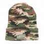 Warm Men Hat LED Lights Camouflage Winter Beanie Knitted Safety Army Cap