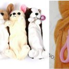 Pencil Pen Case Kids Plush Cute Dog Puppy School Supplies Bags Soft Pouch
