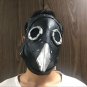 Doctor Steampunk Mask Plague Crow Bird Long Nose Black Leather Horror Costume