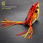 4pcs Lot Frog Fishing Lures Crank Bait Top Water Artificial Minnow Soft Bait
