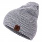Knitted Winter Hat Men Warm Ski Sport Cap Fashion Solid Color Hip Hop Beanie