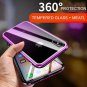 Phone Case For iPhone X XS Max 7 8 Plus Magnet Tempered Glass Clear Flip Cover