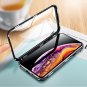 Phone Case For iPhone X XS Max 7 8 Plus Magnet Tempered Glass Clear Flip Cover