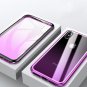 Phone Case For iPhone X XS Max 7 8 Plus Magnet Tempered Glass Clear Flip Cover