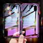 Phone Case For iPhone X XS Max 7 8 Plus Magnet Tempered Glass Clear Flip Cover