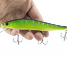 Minnow Fishing Lure Wobbler Tackle Bait Hooks Bass Hard Crankbait Jig Pike 3D