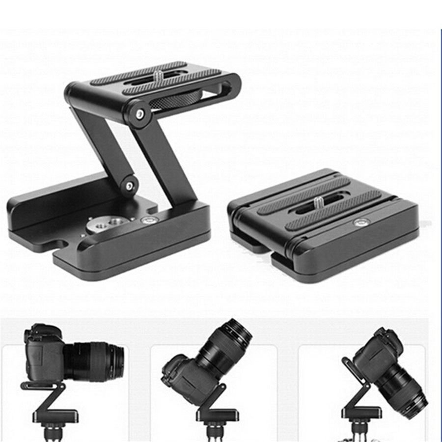 Z Type Camera Tripod Head Flex Folding Tilt Photo Holder Multi Angle Dslr Tool