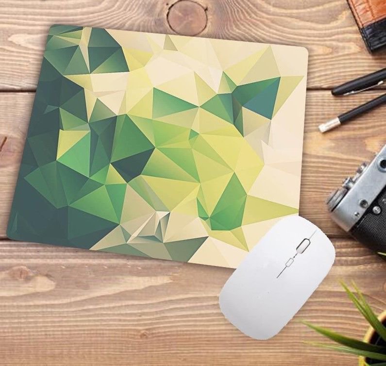 Mouse Pad Geometric Color Mat Rug Gaming Desk 3D Computer Non Slip Wrist Rest