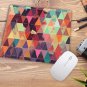 Mouse Pad Geometric Color Mat Rug Gaming Desk 3D Computer Non Slip Wrist Rest