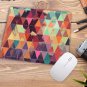 Mouse Pad Geometric Color Mat Rug Gaming Desk 3D Computer Non Slip Wrist Rest