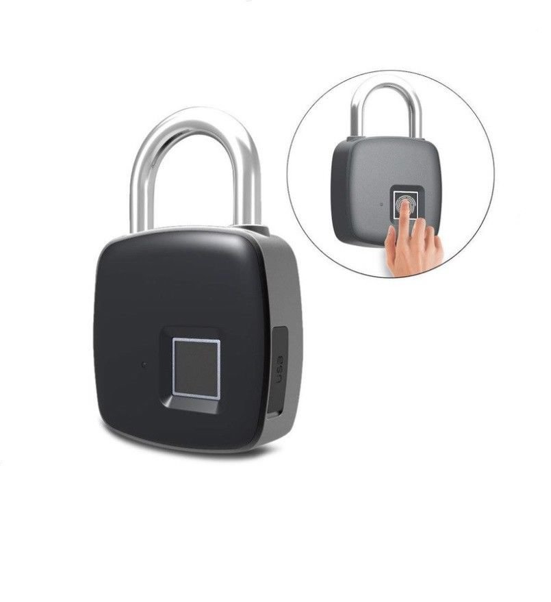 Fingerprint Lock USB Rechargeable Smart Keyless Waterproof Anti Theft Security