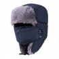 Men Winter Hat Women Trooper Ski Bomber Aviator Mask Faux Fur Ear Flap Cap Warm