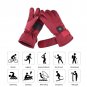 Winter Heated Gloves Men Women Rechargeable Warmer Touch Screen Ski Sport Ride