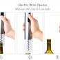 Electric Wine Opener With Automatic Corkscrew And Foil Remover Bottles Recharge