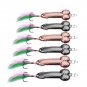 5 Pcs Lot Spoon Fishing Lure Penis Bait Hook Metal Tackle Dick Treble Spinner
