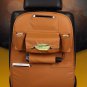Car Back Seat Organizer Travel Leather Storage Bag Multi Pocket Auto Holder Box
