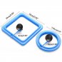 Aquarium Fish Feeding Ring Tank Food Suction Cup Floating Square Feeder Station