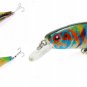 Artificial Fishing Lure Crankbait Wart Minnow Hard Bait Wobbler Bass 6pcs/lot
