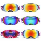 Kids Ski Snowboard Goggles Dual Lens Pro Anti Fog Mask Glasses For Girls Boys Uv