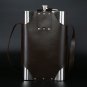 Hip Flask Large Capacity Leather Stainless Steel Alcohol Whiskey CCCP 64 Oz