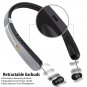 Bluetooth Foldable Earphones Wireless Headset Headphone Portable Stereo Earbuds