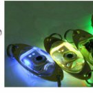 Spoon Fishing Lure Led Light Flash Lamp Artificial Bait Glowing Bass Treble Hook