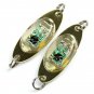 Spoon Fishing Lure Led Light Flash Lamp Artificial Bait Glowing Bass Treble Hook